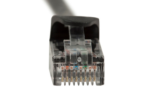 Intellinet 25ft CAT5E Black Patch Cable