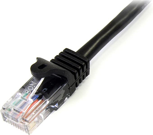 Intellinet 25ft CAT5E Black Patch Cable