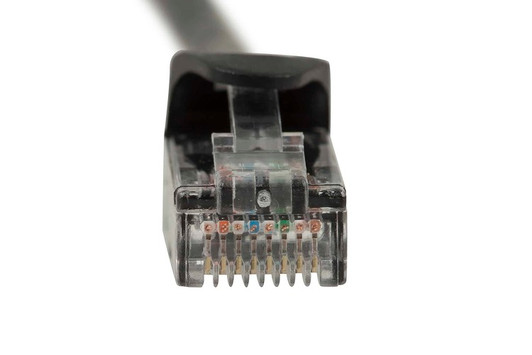 Intellinet 25ft Cat6 Black Patch Cable