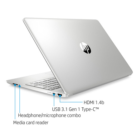 HP 15.6" I3 10th Gen 4GB RAM 128GB SSD Win 10 Laptop