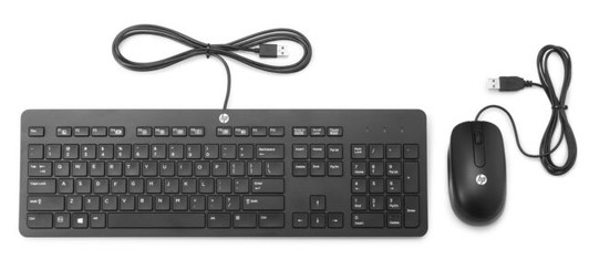 HP Slim Wired Keyboard and Mouse Combo HP Slim Wired Keyboard and Mouse Combo