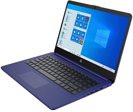 HP 14" Celeron Dual Core 4GB Ram 64GB EMMC Blue Laptop