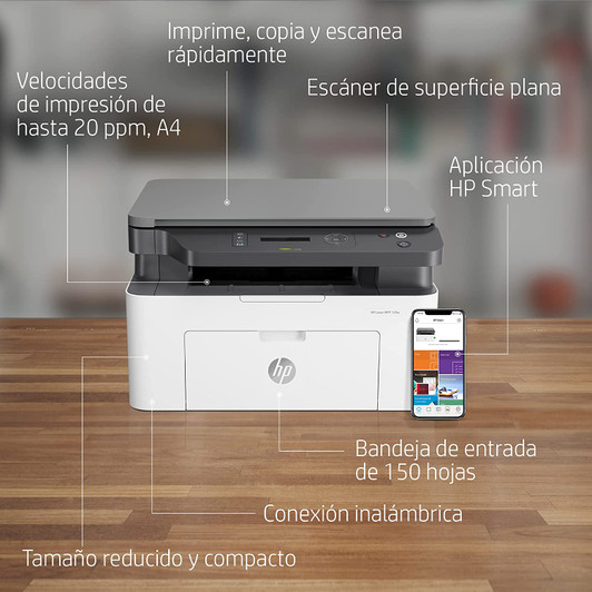 HP Mono Laser MFP135W All In One Multifunction Printer
