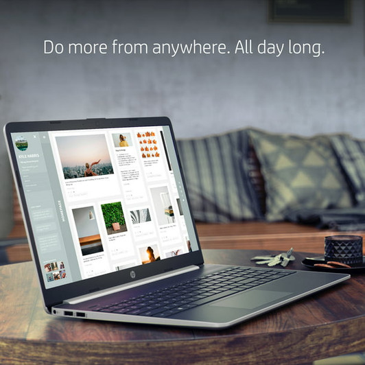 HP 15.6" i7 8gb DDR4 Ram 256gb SSD Drive Win 10 Laptop