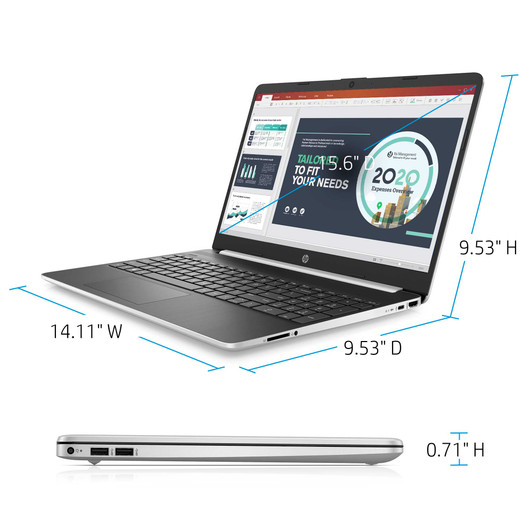 HP 15.6" i7 8gb DDR4 Ram 256gb SSD Drive Win 10 Laptop