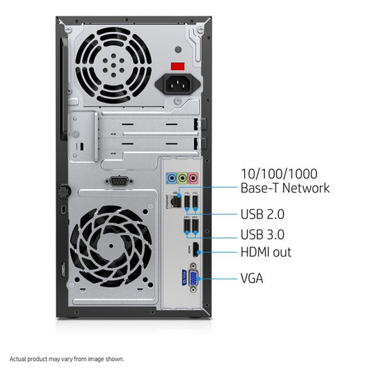 HP 570-p033w Pavilion Desktop Intel i7-7700 , 16GB RAM, 2 TB HDD, Windows 10