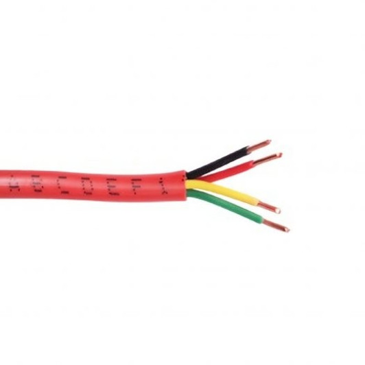 Honeywell 1000ft Red 16/2 Solid Unshielded Cable