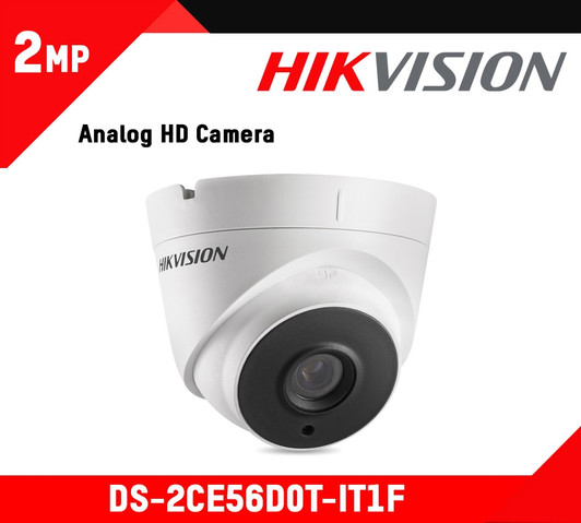Hikvision 1080P Fixed Turret Outdoor Dome HD Analog Camera 2.8MM Switchable TVI/AHD/CVI/CVBS Up to 20m IR range