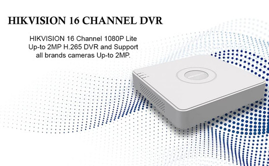 Hikvision 16CH DVR with HDMI and VGA Port