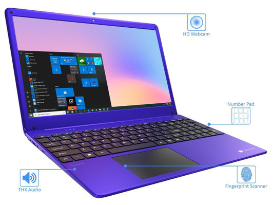 Gateway AMD Ryzen 5 3450U 4-Core, 8GB RAM, 256GB SSD, AMD Vega 8, 15.6" Full HD, Fingerprint, Win 10 Purple Laptop