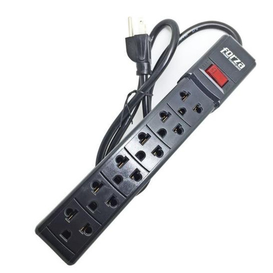 Forza Power Strip 6 Outlets 110-220 Volt
