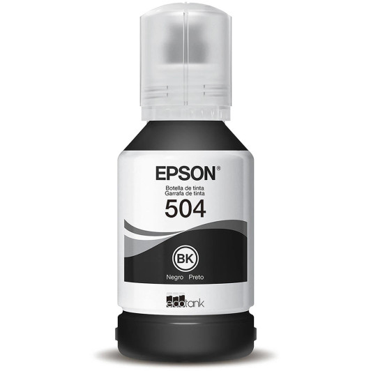 Epson 504 Black Ink Bottle Approximate 7,500 pages yield