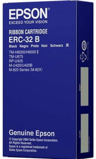 Epson ERC-32 B Ribbon Cartridge Black Color