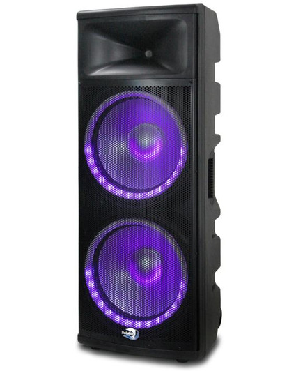 Dolphin 6500W ELITE Series Dual 15" Bluetooth Party Speaker with RAVE™ Light