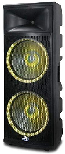 Dolphin 6500W ELITE Series Dual 15" Bluetooth Party Speaker with RAVE™ Light