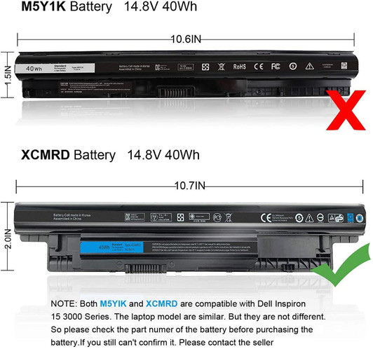 Dell Battery MR90Y XCMRD for 3421 5421 15-3521 5521 3721 Series