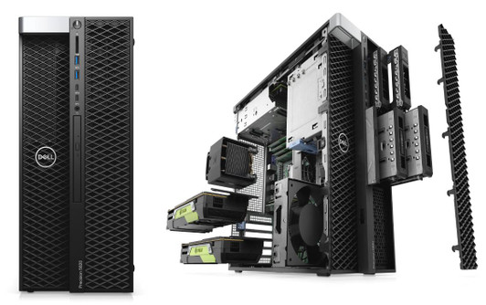 Dell Tower Workstation Intel i9-10900X 3.7GHz Processor 500GB SSD 16gb RAM, 950W power supply, upto 6 HDD support, Win 10 Pro 64bit