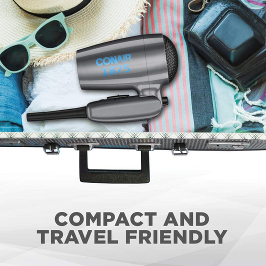 Conair 1875W Hair Dryer Folding Handle Portable light weight Dual Voltage Conair 1875W Hair Dryer Folding Handle Portable light weight Dual Voltage