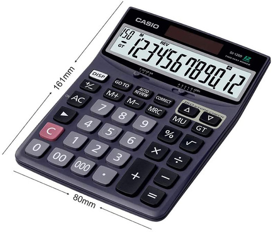 Casio 12 Digit Business Desktop Calculator with Check & Correct