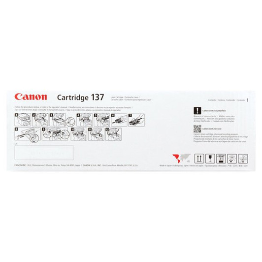 Canon 137 Black Toner Cartridge 9435B001