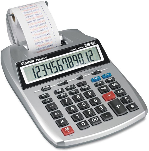 Canon P23-DHV-3 12 digit Printing Calculator