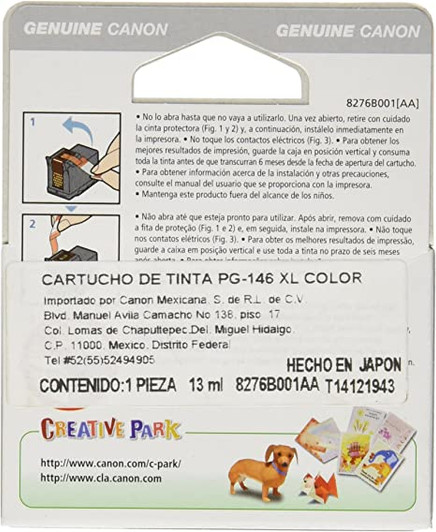 Canon CL 146XL Tri-Color Ink Cartridge
