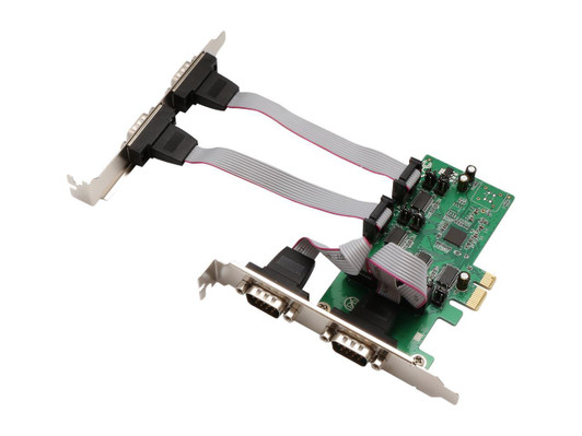 PCIE to 4 Port DB9 Serial Card RS-232