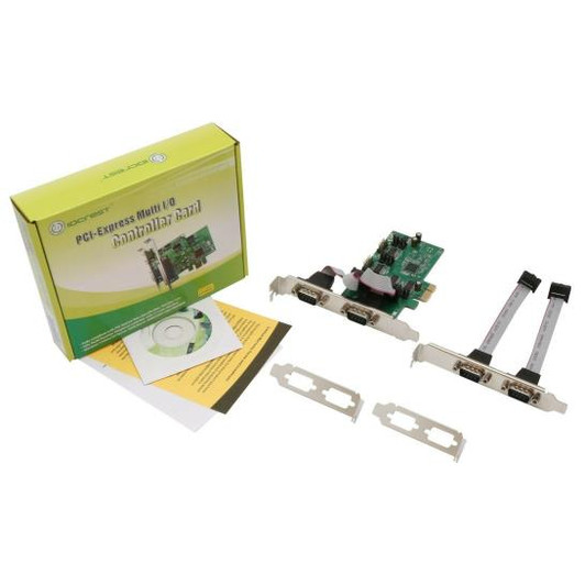 PCIE to 4 Port DB9 Serial Card RS-232