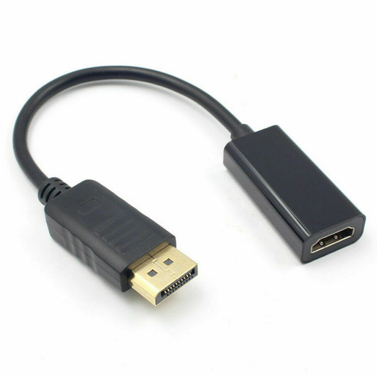 Display Port Male to HDMI Female Converter Adapter