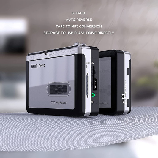 Ezcap Portable Tapes to MP3 Music USB Cassette Audio Capture Converter Player Walkman