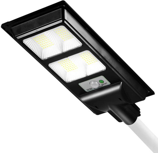 60W Solar Street Light, IP66 Waterproof Outdoor 6000LM Solar Powered Street Lamp Dusk to Dawn with Motion Sensor