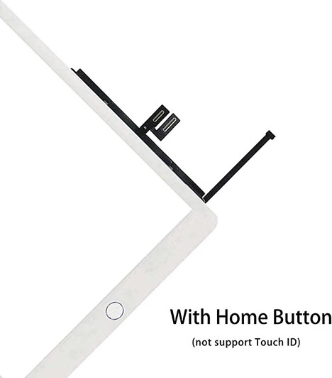 iPad 2 Touch Screen Digitizer & Home Button Assembly White