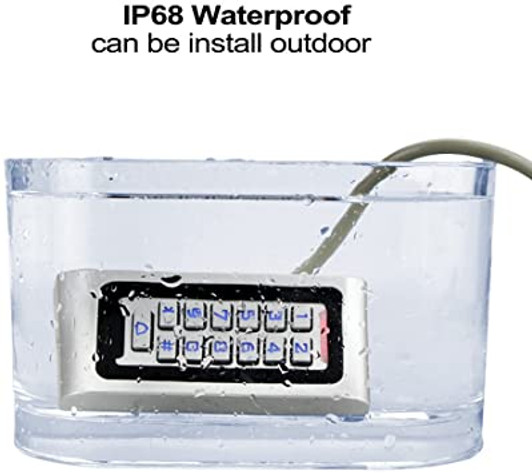 Outdoor Access Control with Metal Keypad, RF ID & Code