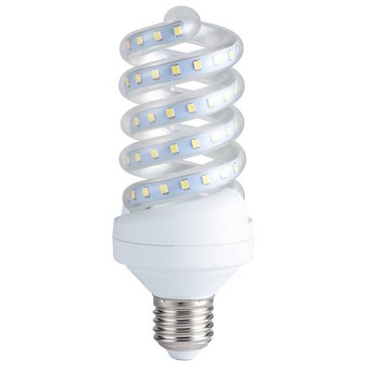 9 Watts Spiral LED E27 Bulb 6000k Cool White 85 - 265 volts