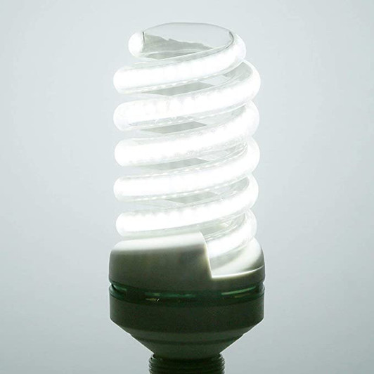 24 Watts Spiral LED E27 Bulb 6000K Cool White 85 - 265 Volts