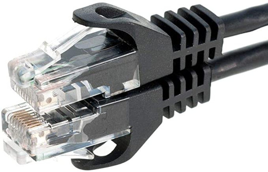 75ft Cat5e Black Patch Cable