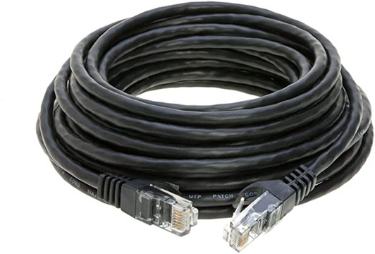 75ft Cat5e Black Patch Cable