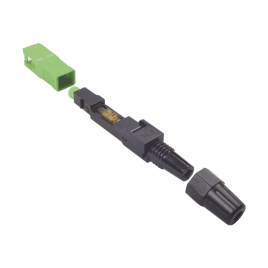 Single Mode SC to APC Fiber Cable Connector