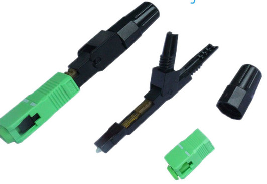 Single Mode SC to APC Fiber Cable Connector