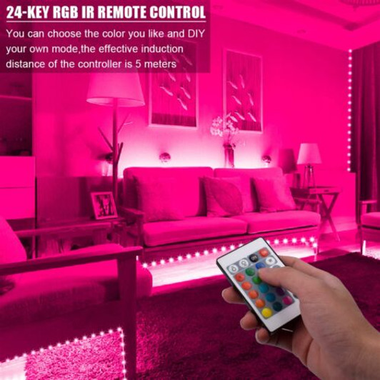 15ft LED RGB Strip Light with Remote