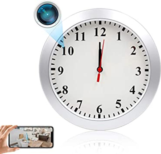 Wall Clock with 1080P hidden Spy Camera