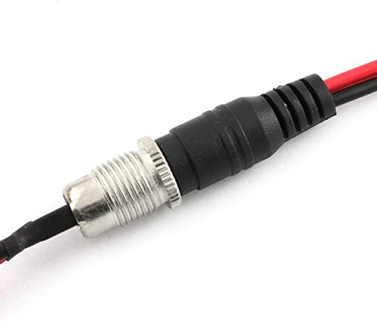 Pigtail Male DC Power Cable for CCTV Camera 2.5 mm pin