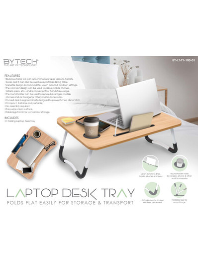 Bytech Foldable Laptop Desk Tray Bytech Foldable Laptop Desk Tray