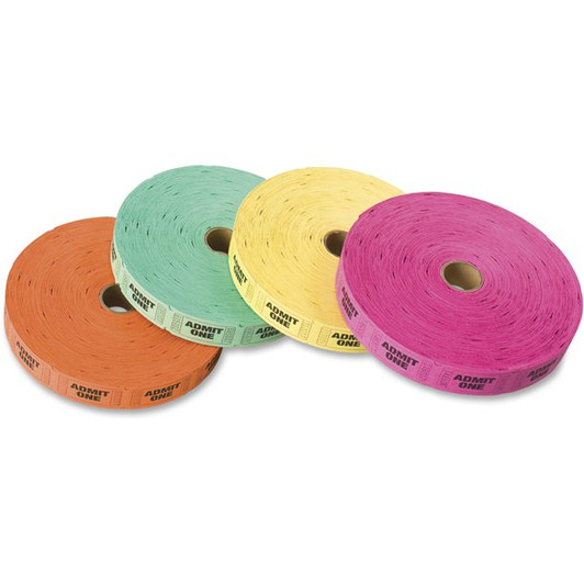 PMC Admit One Single Ticket Roll