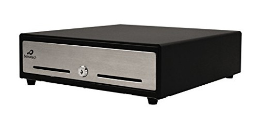 Bematech Cash Drawer 13" x 13" x 3.5" with Stainless Steel Drawer Front Compatible with POS Printers