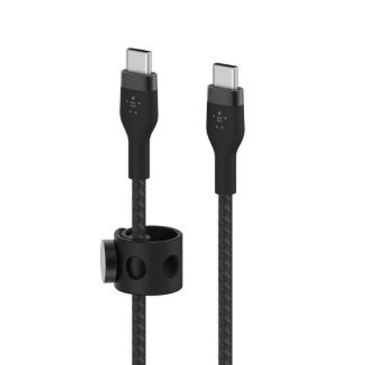 Belkin USB-C to USB-C Cable Braided Black W/ Strap