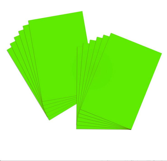Bazic 22" X 28" Fluorescent Green Poster Board 25 Pcs Pack