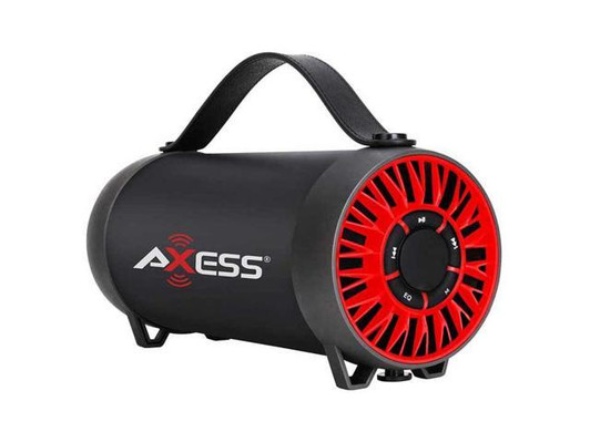 Axess Red Bluetooth Media Speaker