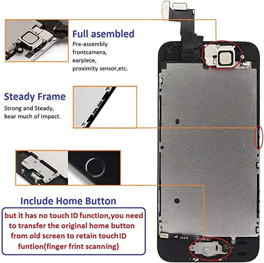 Iphone 5 Black LCD Screen Digitizer