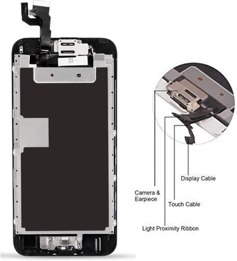 Iphone 6S Black LCD Screen Digitizer
